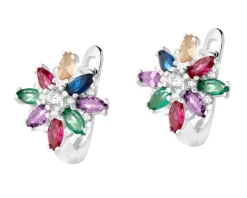 Kolczyki srebrne z cyrkoniami