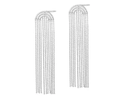 Kolczyki srebrne z cyrkoniami