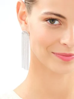 Kolczyki srebrne z cyrkoniami