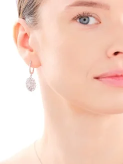 Kolczyki srebrne z cyrkoniami