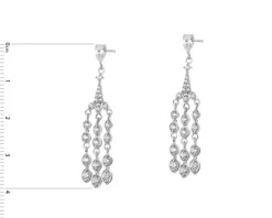 Kolczyki srebrne z cyrkoniami