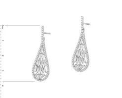 Kolczyki srebrne z cyrkoniami