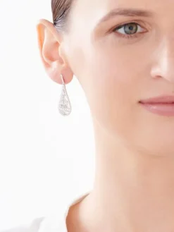 Kolczyki srebrne z cyrkoniami