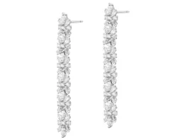 Kolczyki srebrne z cyrkoniami