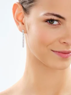 Kolczyki srebrne z cyrkoniami