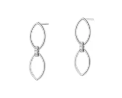 Kolczyki srebrne z cyrkoniami