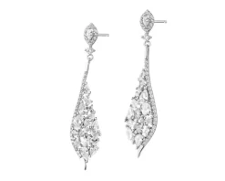 Kolczyki srebrne z cyrkoniami