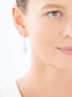 Kolczyki srebrne z cyrkoniami