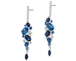 Kolczyki srebrne z cyrkoniami