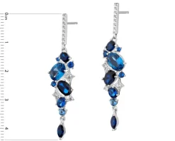 Kolczyki srebrne z cyrkoniami