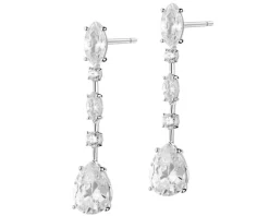 Kolczyki srebrne z cyrkoniami