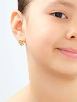 Kolczyki srebrne z cyrkoniami - Harry Potter, zmieniacz czasu, Warner Bros. Discovery