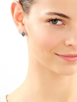 Kolczyki srebrne z cyrkoniami