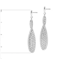 Kolczyki srebrne z cyrkoniami