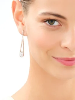 Kolczyki srebrne z cyrkoniami