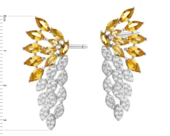 Kolczyki srebrne z cyrkoniami