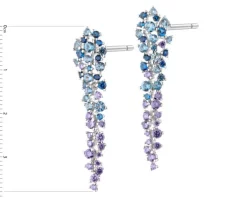 Kolczyki srebrne z cyrkoniami