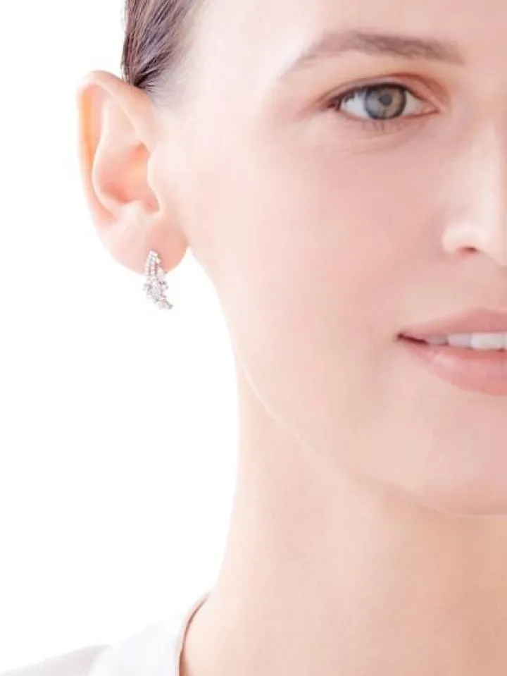 Kolczyki srebrne z cyrkoniami