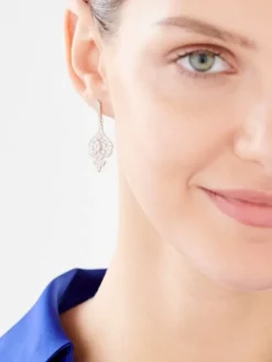 Kolczyki srebrne z cyrkoniami