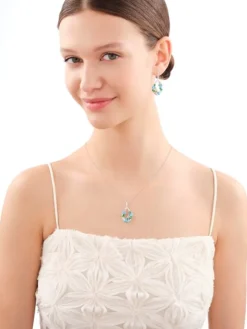 Kolczyki srebrne z cyrkoniami