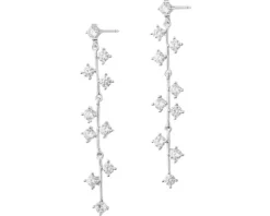 Kolczyki srebrne z cyrkoniami