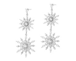 Kolczyki srebrne z cyrkoniami