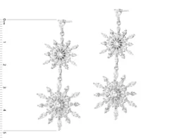 Kolczyki srebrne z cyrkoniami