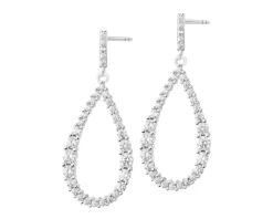 Kolczyki srebrne z cyrkoniami