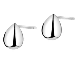 Kolczyki srebrne z cyrkoniami - łezki