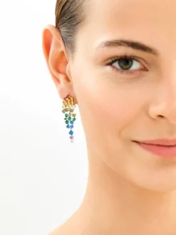 Kolczyki srebrne z cyrkoniami