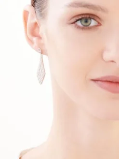 Kolczyki srebrne z cyrkoniami