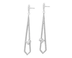 Kolczyki srebrne z cyrkoniami