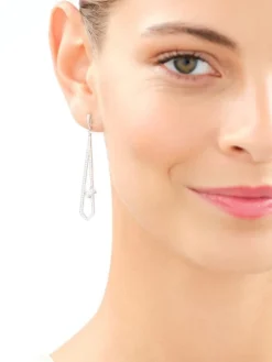 Kolczyki srebrne z cyrkoniami