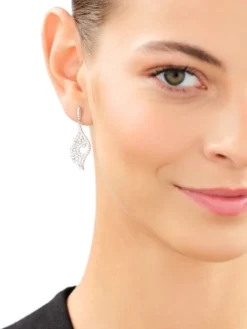 Kolczyki srebrne z cyrkoniami