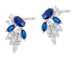 Kolczyki srebrne z cyrkoniami