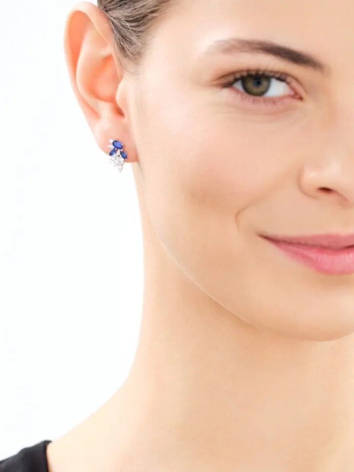 Kolczyki srebrne z cyrkoniami