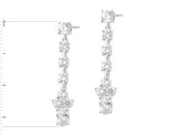 Kolczyki srebrne z cyrkoniami