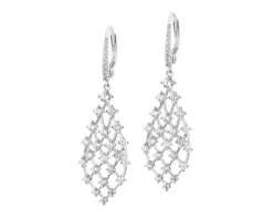 Kolczyki srebrne z cyrkoniami