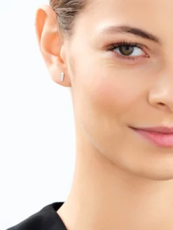 Kolczyki srebrne z cyrkoniami