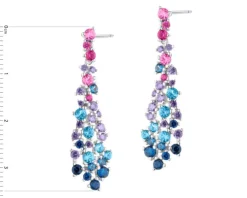 Kolczyki srebrne z cyrkoniami