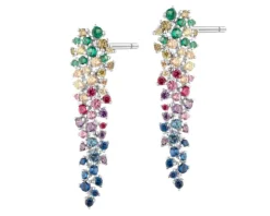 Kolczyki srebrne z cyrkoniami