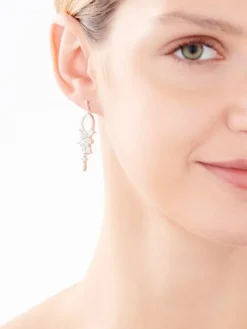 Kolczyki srebrne z cyrkoniami