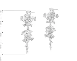 Kolczyki srebrne z cyrkoniami