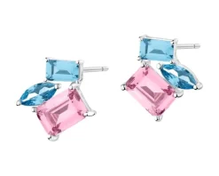 Kolczyki srebrne z cyrkoniami