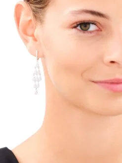 Kolczyki srebrne z cyrkoniami