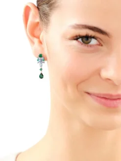 Kolczyki srebrne z cyrkoniami