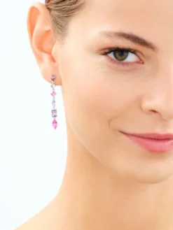 Kolczyki srebrne z cyrkoniami