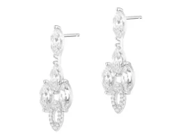 Kolczyki srebrne z cyrkoniami