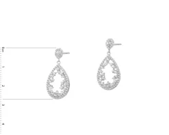 Kolczyki srebrne z cyrkoniami