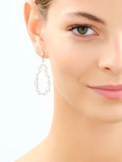 Kolczyki srebrne z cyrkoniami